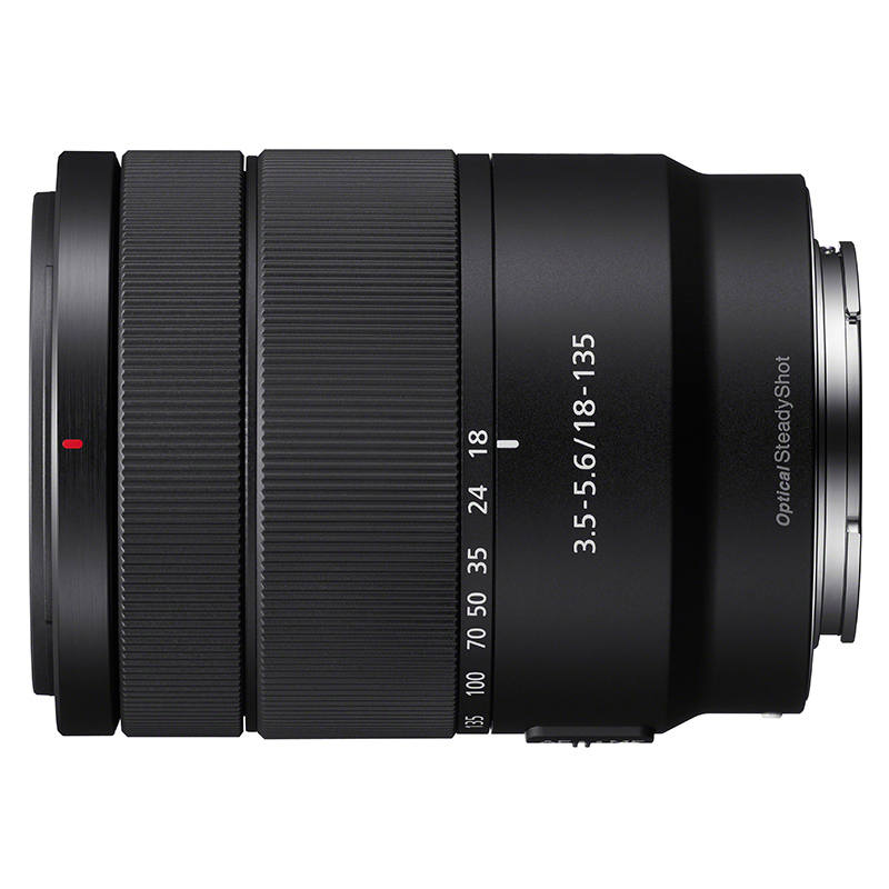 索尼(SONY) SEL18135 中远摄标准变焦镜头 E18-135mm 67mm滤镜口径 索尼E卡口 5片光圈叶片数