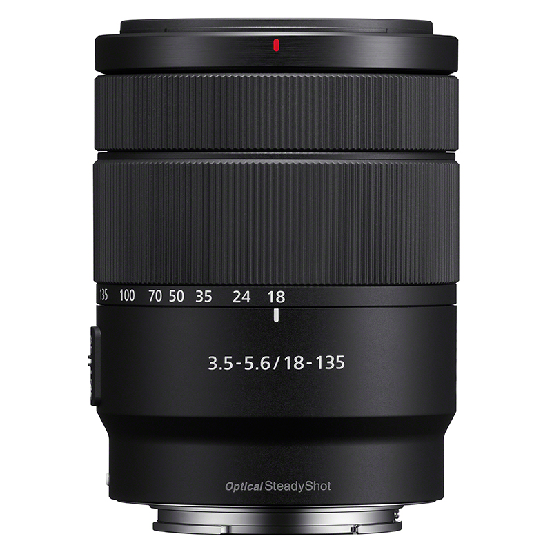 索尼(SONY) SEL18135 中远摄标准变焦镜头 E18-135mm 67mm滤镜口径 索尼E卡口 5片光圈叶片数