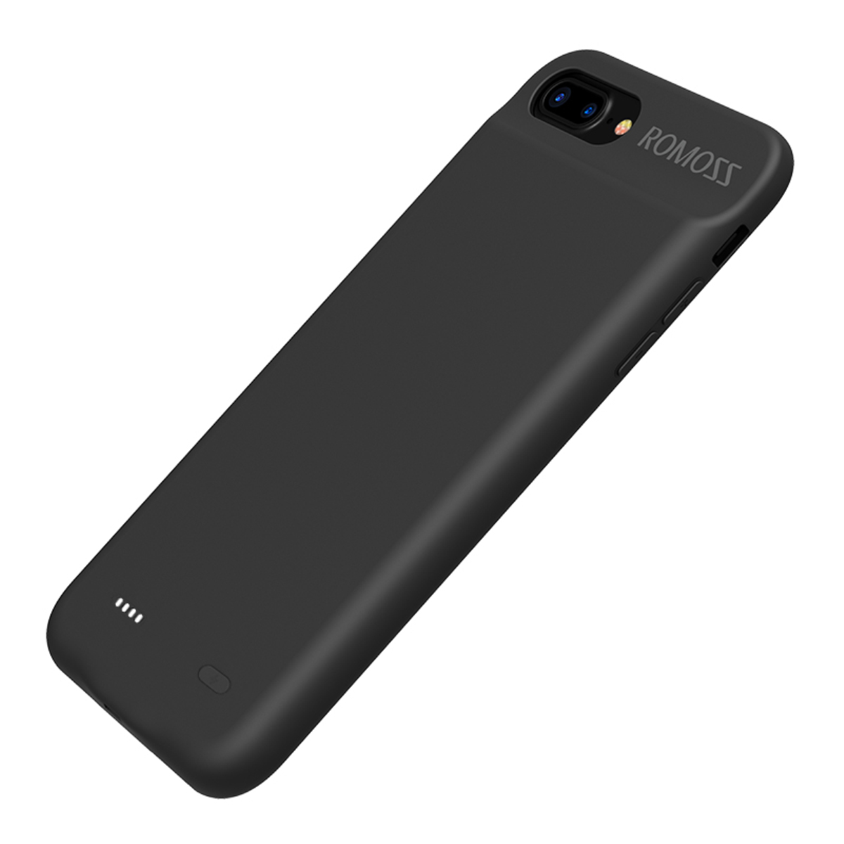 罗马仕(ROMOSS)EC80 无线背夹电池 iphone7P/8P 8000毫安 苹果充电宝/手机壳移动电源 黑色高清大图