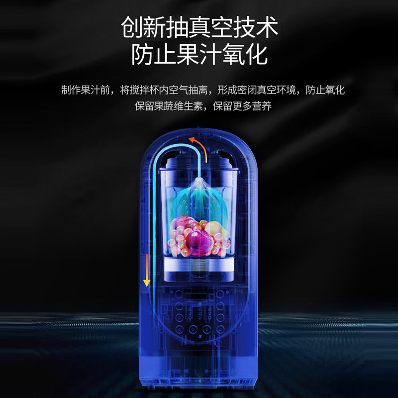 Midea/美的 MJ-BL1507A全自动加热搅拌家用多功能料理真空破壁机高清大图