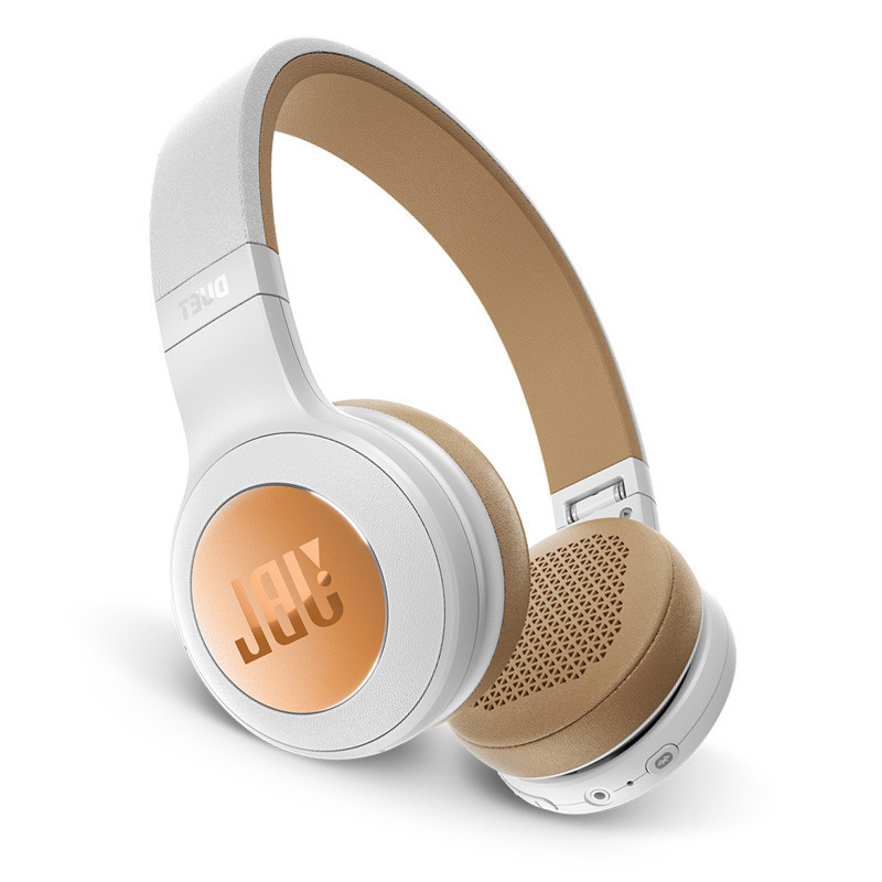 JBL Duet BT Wireless 蓝牙耳机头戴式 白银色