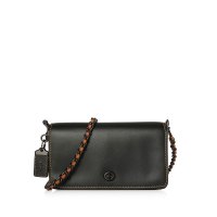 Coach蔻驰 吊牌装饰翻盖女士斜挎包 55149BPBLKF