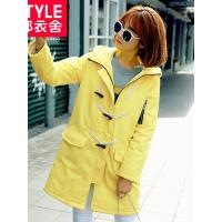 【1.11日20点秒杀价138元】韩都衣舍2018韩女新中长棉服NF5612潤