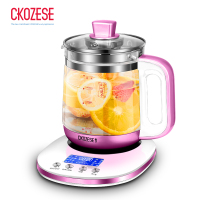 英国酷芝(Ckozese)CZ605高端养生壶 全自动 高硼硅玻璃 家用 多功能 液晶大屏 保温功能