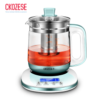 英国酷芝(Ckozese)CZ605高端养生壶 全自动 高硼硅玻璃 家用 多功能 液晶大屏 保温功能