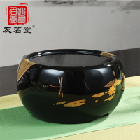 友茗堂YL-1036荷塘春色 电陶炉 触控式 微晶面板 4档 茶炉 陶瓷 静音电茶炉定时煮水煮茶炉铁壶银壶