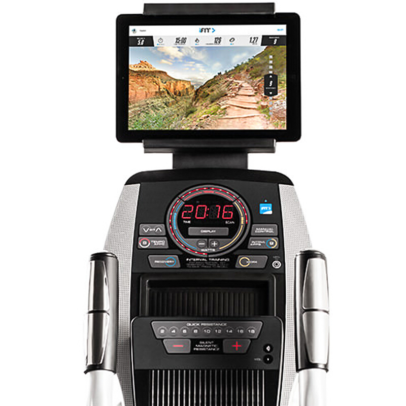 苏宁自营美国爱康icon新款家用商用迷你椭圆机60717可折叠磁控静音