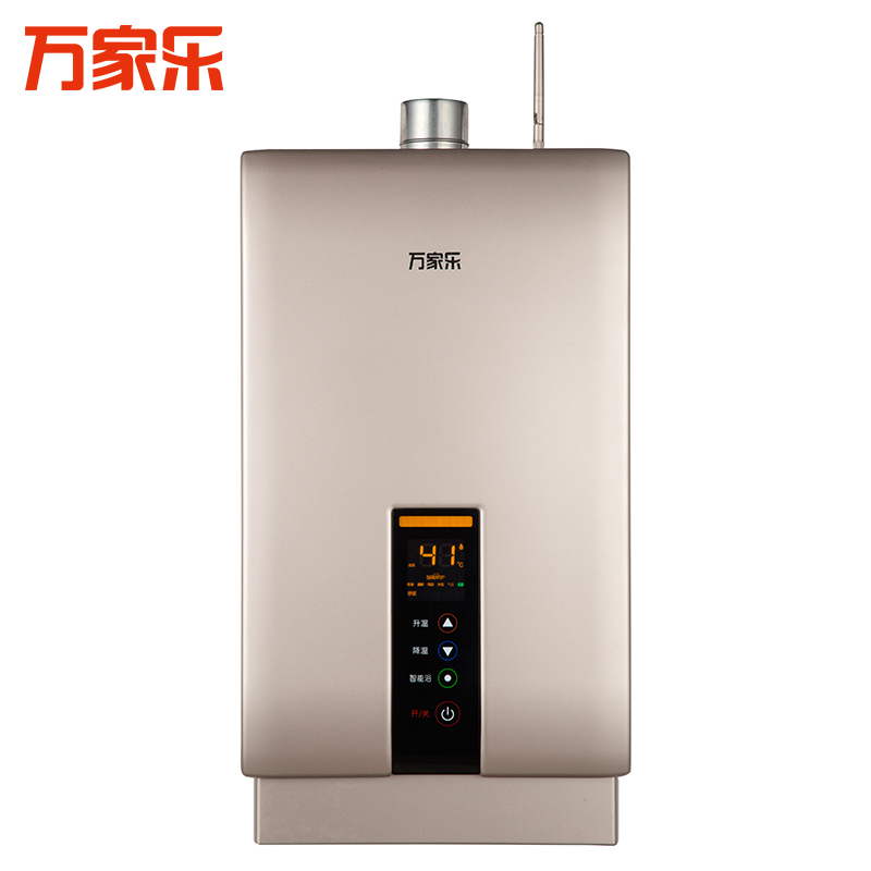 万家乐燃气热水器JSQ32-16Q6I 天然气 玫瑰金 智能浴 遥控