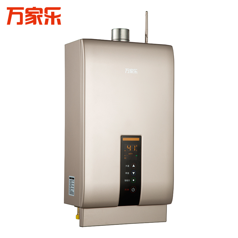 万家乐燃气热水器JSQ32-16Q6I 天然气 玫瑰金 智能浴 遥控
