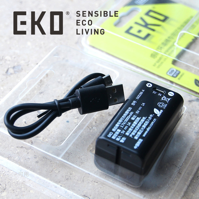 EKO(宜可） 感应垃圾桶专用可充电锂电池 EK8288-A