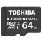 [赠读卡器/SD卡套]东芝(TOSHIBA)TF卡64GB 100MB/s手机存储卡