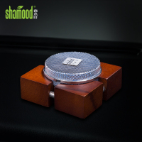 [苏宁自营]香木町(Shamood) 汽车香水 红木摆件 固体精油 四方来财 魅力古龙味 香薰 红木色 改善车内环境