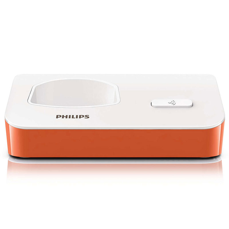 飞利浦(PHILIPS) DCTG280 数字无绳电话机 中文菜单/免提通话/家用办公电话机 (橙色)