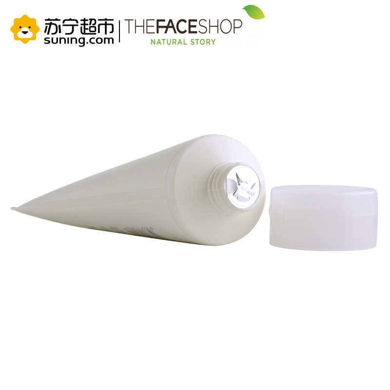 菲诗小铺(THE FACE SHOP)每日草本水蜜桃泡沫洁面膏170g(洗面奶 去角质 洁面 补水)高清大图