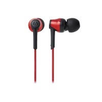 铁三角(audio-technica)ATH-CKR35BT无线入耳式耳机 (红色) 带线控