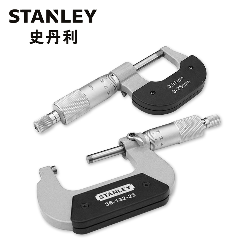 史丹利(Stanley) 机械外径 0-25mm 千分尺 36-131-23 (把)