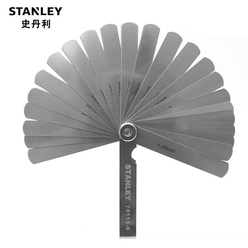 史丹利(Stanley) 0.02-1.00mm 32件装 公英制 塞尺 90-070-23 (把)图片