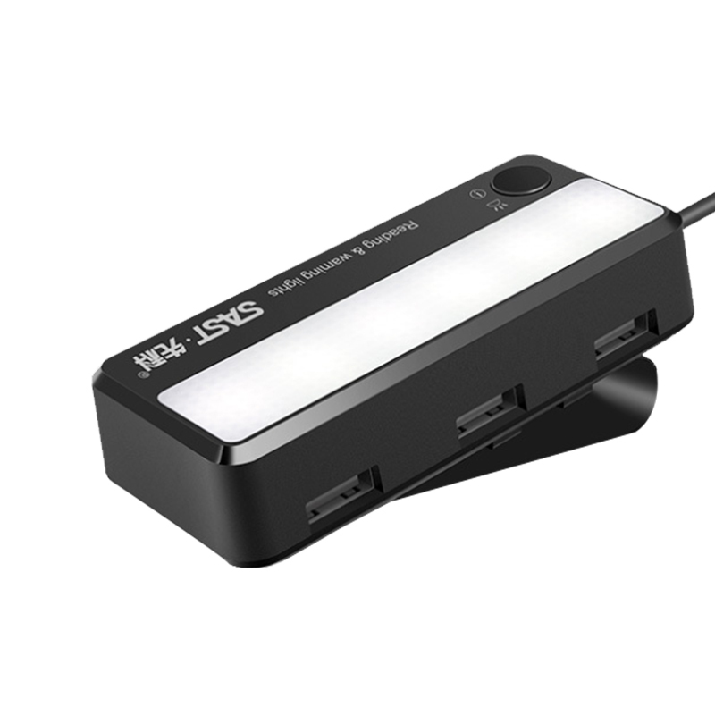 先科多功能车载USB分线器车载充电器 一拖三USB AY-M82 黑色