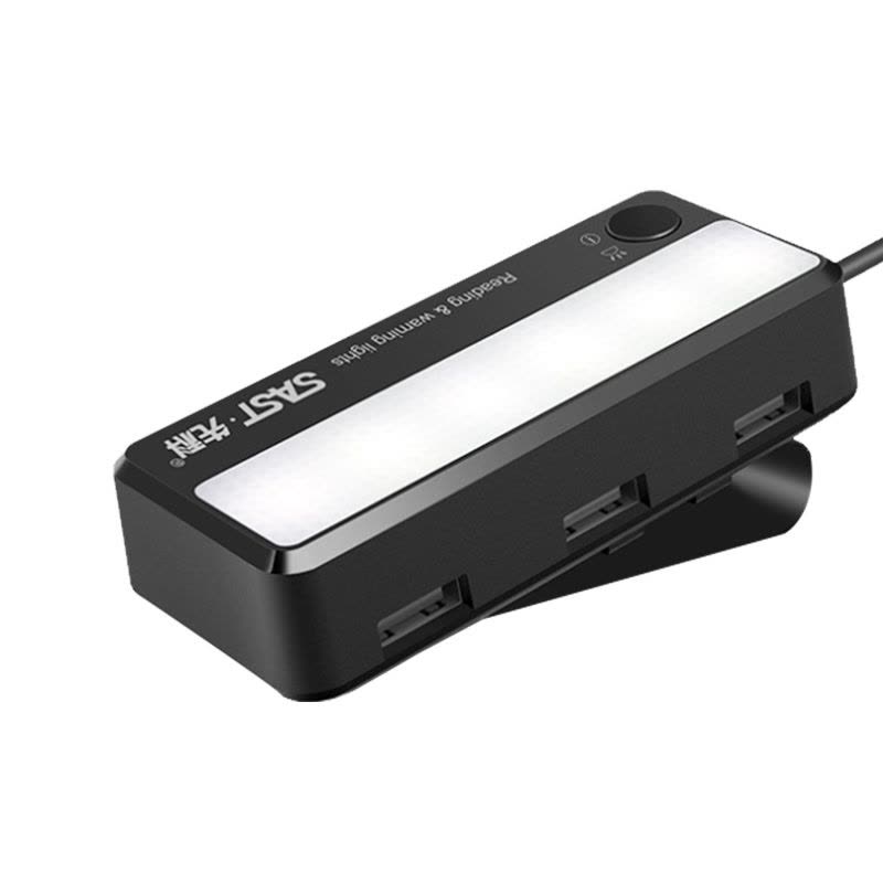 先科多功能车载USB分线器车载充电器 一拖三USB AY-M82 黑色图片