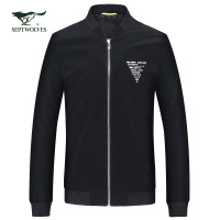 七匹狼户外系列茄克2018春季新品时尚运动青年棒球领夹克衫外套