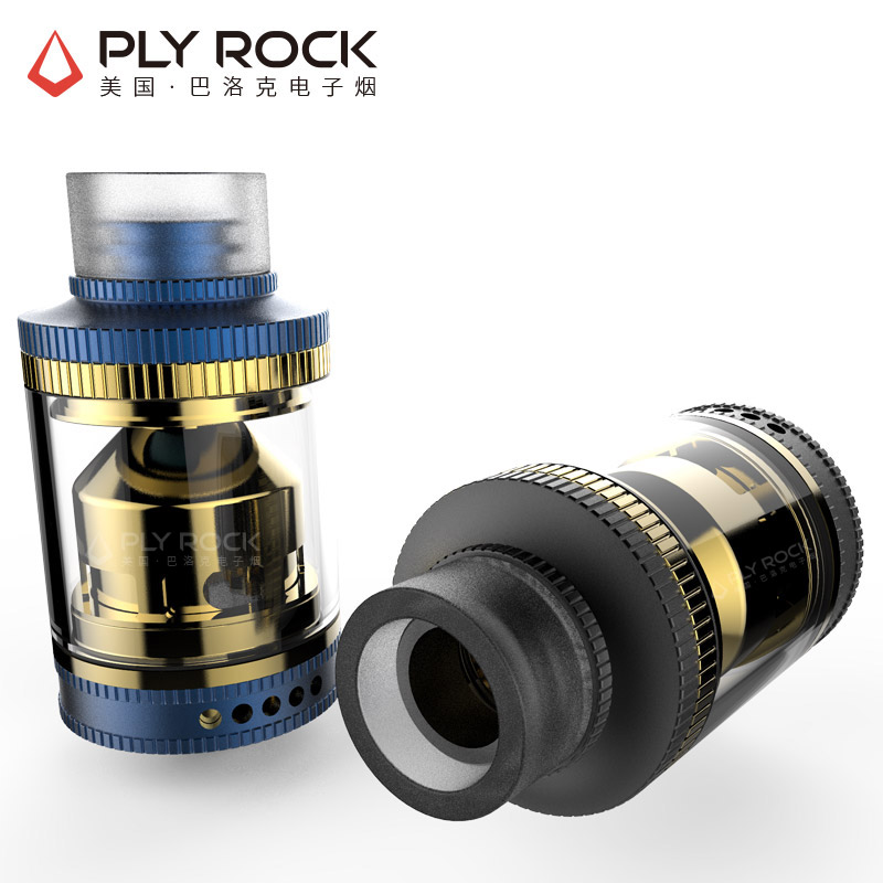 美国巴洛克PLY ROCK wake系列60w RBA雾化器 金色