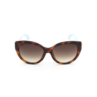 Dior 棱纹镜腿舒适太阳镜 琥珀框/灰蓝腿