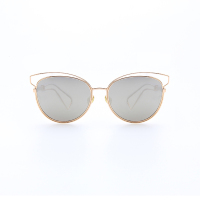 Dior 炫彩镀膜猫眼时尚太阳镜 金色