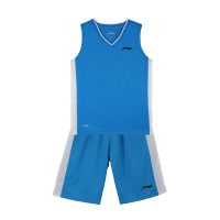 李宁夏款男童篮球套装YATM003