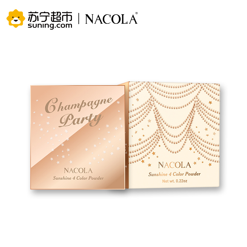 NACOLA 香槟派对阳光四色蜜粉饼 6.5g