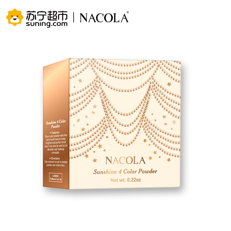NACOLA 香槟派对阳光四色蜜粉饼 6.5g
