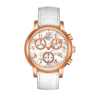 天梭(TISSOT)韵驰系列石英表瑞士手表皮带女表T050.217.36.112.00
