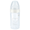 150ml纤巧宽口系列PP彩色奶瓶(带初生型硅胶中圆孔奶嘴)颜色随机