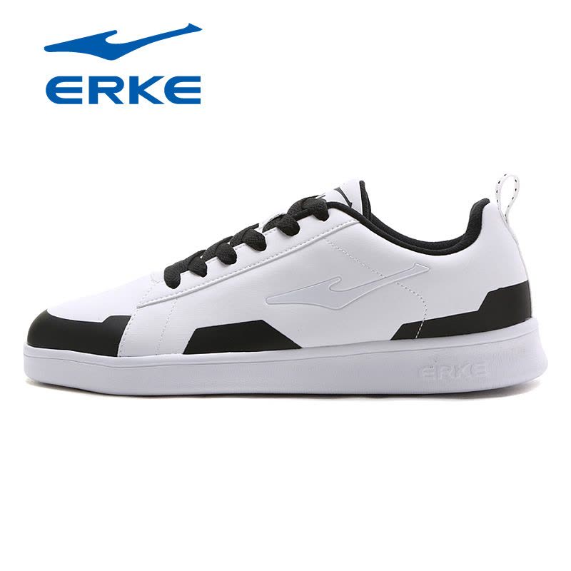 鸿星尔克ERKE滑板鞋男士防滑耐磨低帮休闲系带运动板鞋51117401056图片