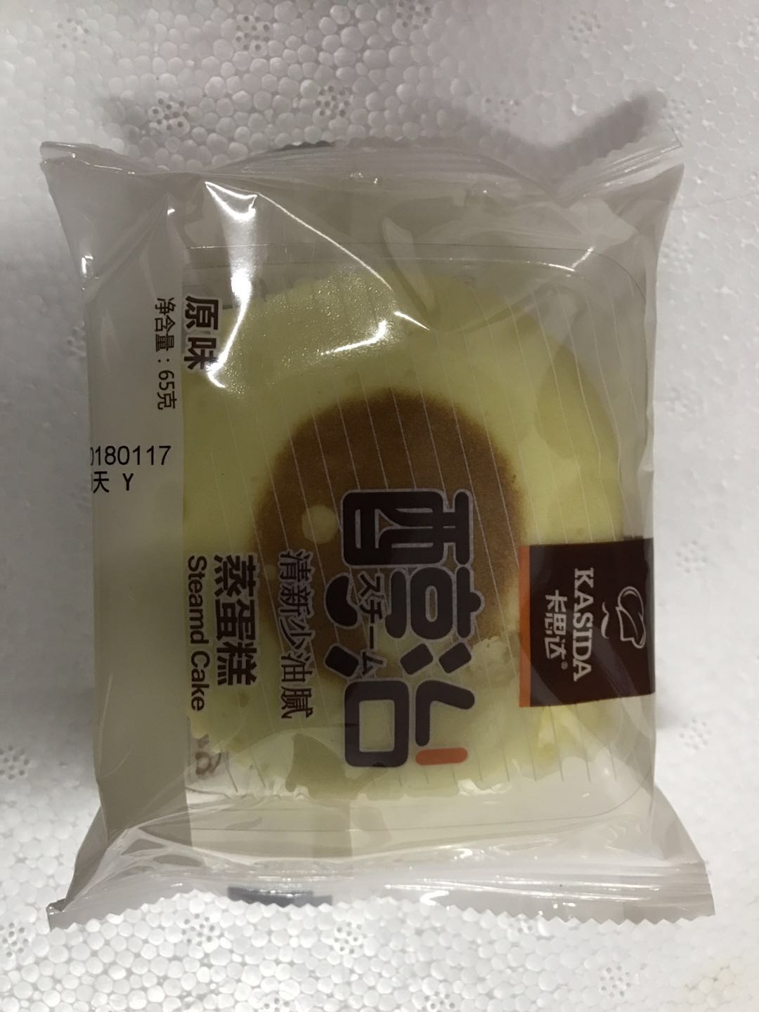 [苏宁小店]卡思达蒸蛋糕原味65g