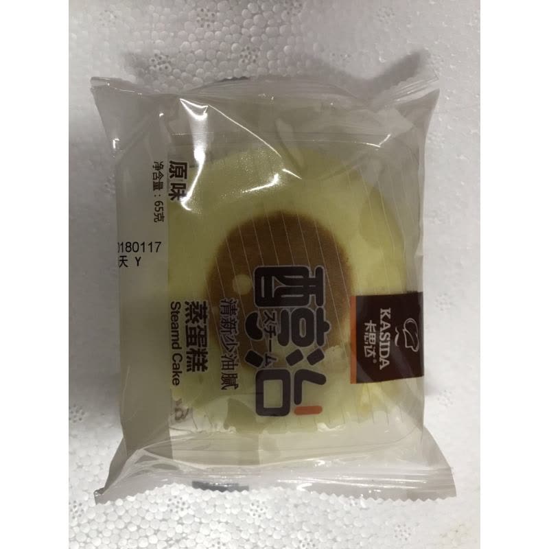 [苏宁小店]卡思达蒸蛋糕原味65g图片