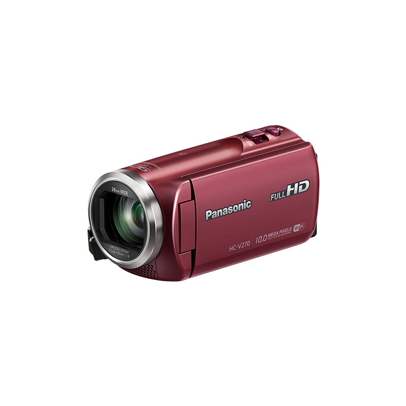 松下数码摄像机(Panasonic) Lumix HC-V270 高清数码摄像机 红色高清大图