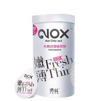 诺丝NOX 避孕套 玻尿酸8只装 003超薄安全套套 男用成人计生用品