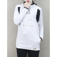 Adidas/阿迪达斯 NEO女子卫衣 新款连帽防风保暖运动休闲套头衫|BQ0726