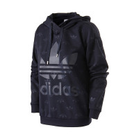 adidas阿迪达斯三叶草运动服大LOGO款女子长袖卫衣运动服CD6919
