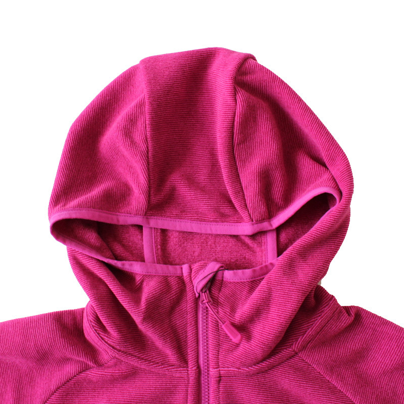 JackWolfskin/狼爪女款抓绒衣修身连帽保暖薄外套1704201