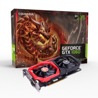 七彩虹 (Colorful) GTX1060 战斧 6G 吃鸡游戏显卡(1544/1759MHz/192bit)