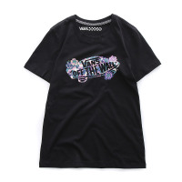 范斯Vans2016新款女装短袖T恤运动服运动休闲VN0A2YLXBLK