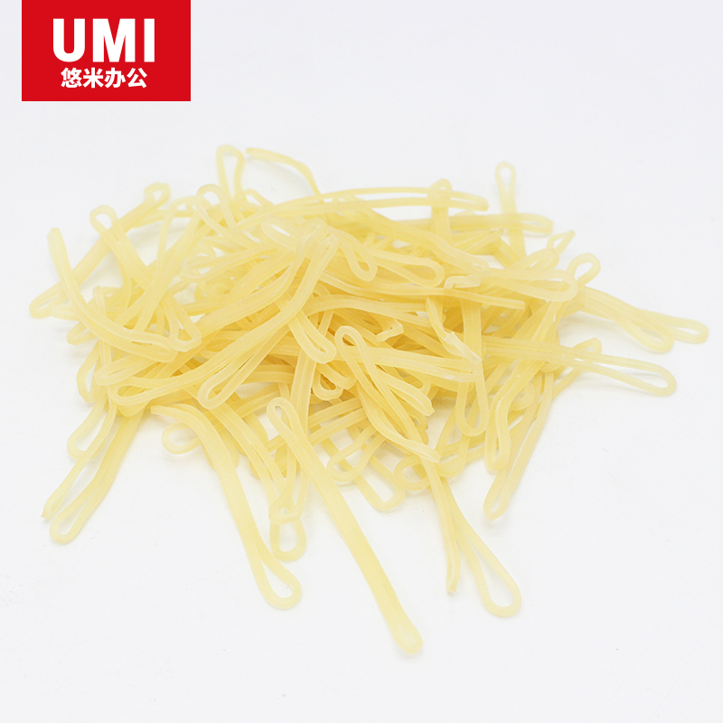 安兴纸业 悠米(UMI )橡皮筋 50克 (桶装) B10501Y 20筒装