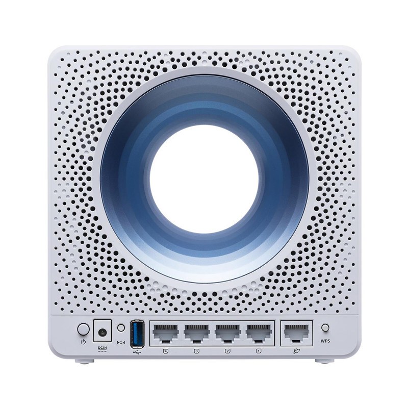 华硕(ASUS)Blue Cave 蓝洞 2600M双频AC 时尚宜家路由器 智能家居路由器 适配智能音箱