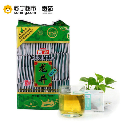 开古 茶叶 袋泡龙井绿茶110g/袋