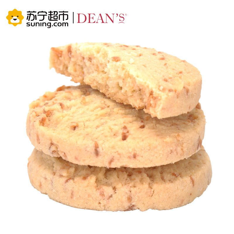 殿斯 圆形烤椰子黄油饼干 160g