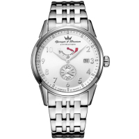 法国复古时尚腕表品牌：雍加毕索 凡尔赛宫系列 机械男表 YBH 8341-02 M