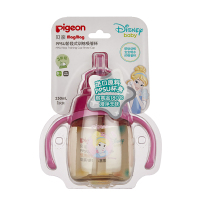 贝亲Disney Magmag PPSU 阶段式训练吸管杯 (玫红色,灰姑娘)DA115