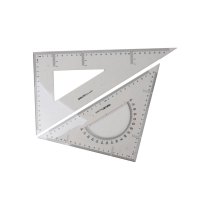 得力三角尺三角板 8421 18cm 2个/套