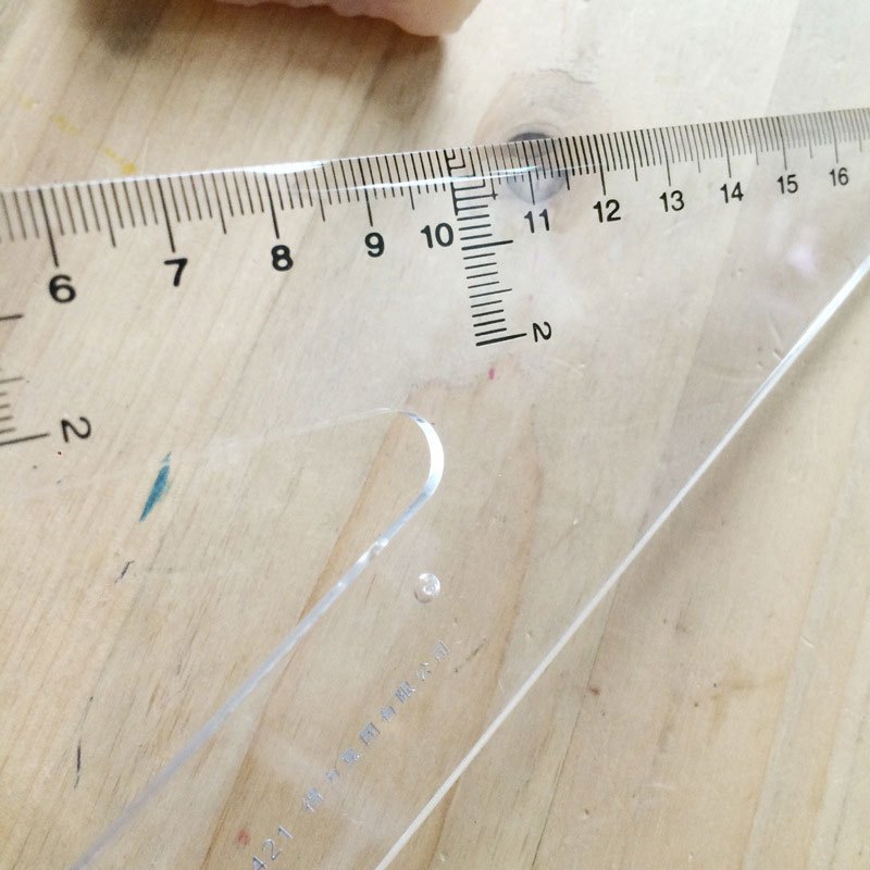 得力三角尺三角板 8421 18cm 2个/套